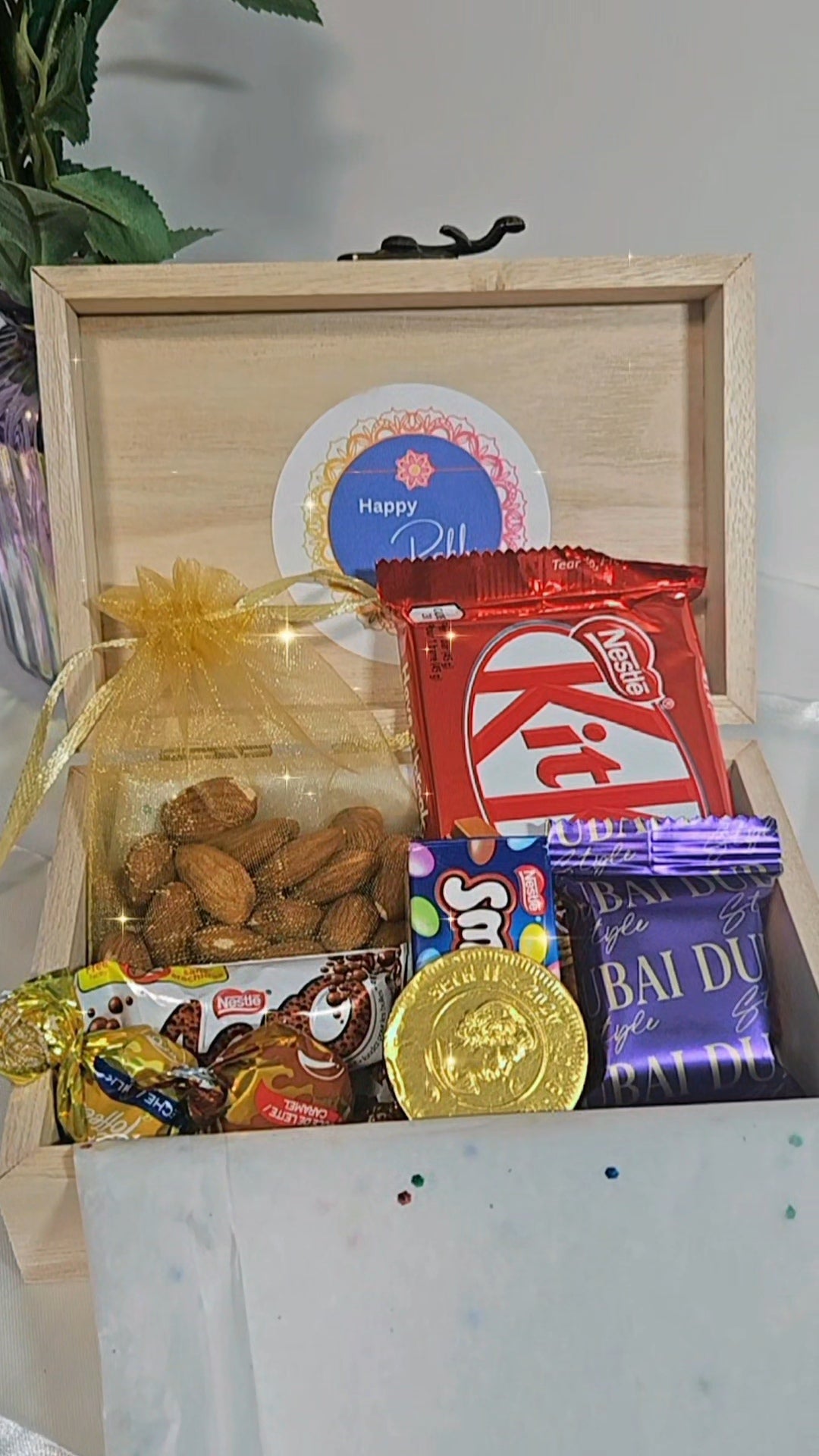 Rakhi da pyaar wooden box
