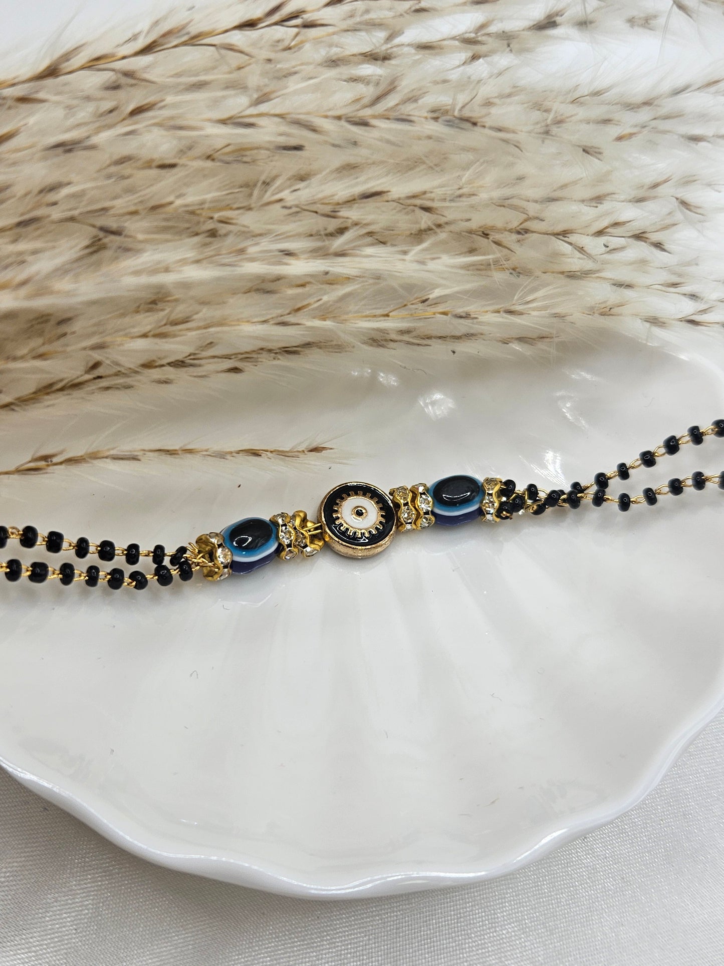 Evil eye bracelet rakhi