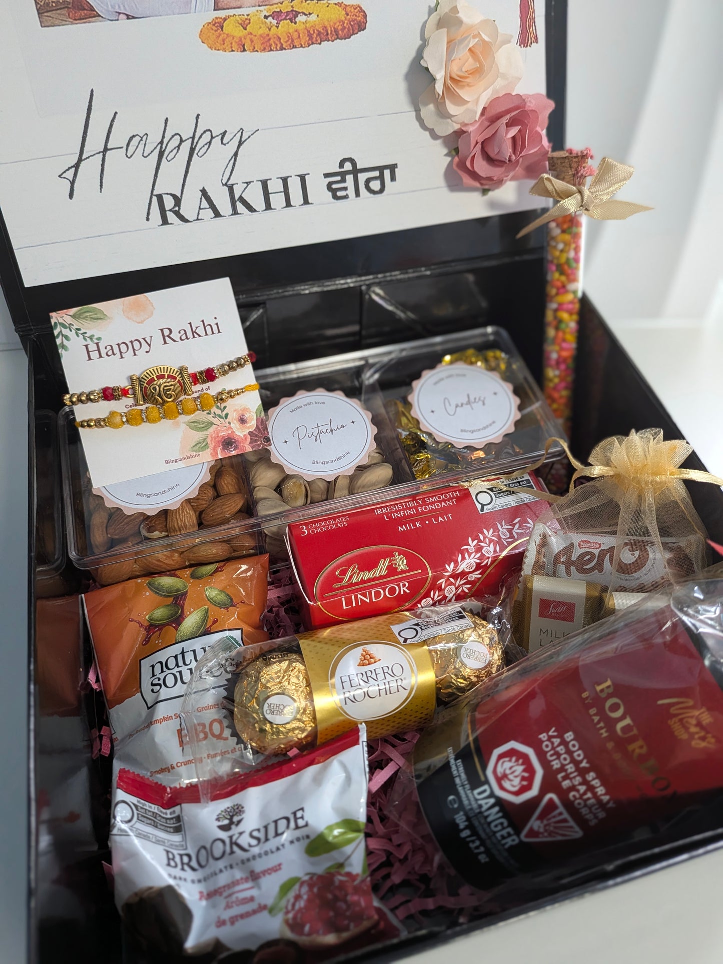 Custom order sohna Veera luxe box (5 rakhis )