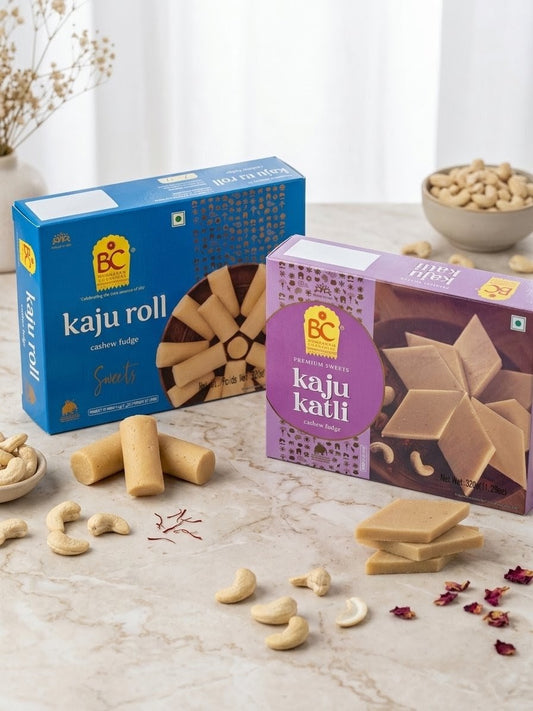 Kaju roll / kaju burfi