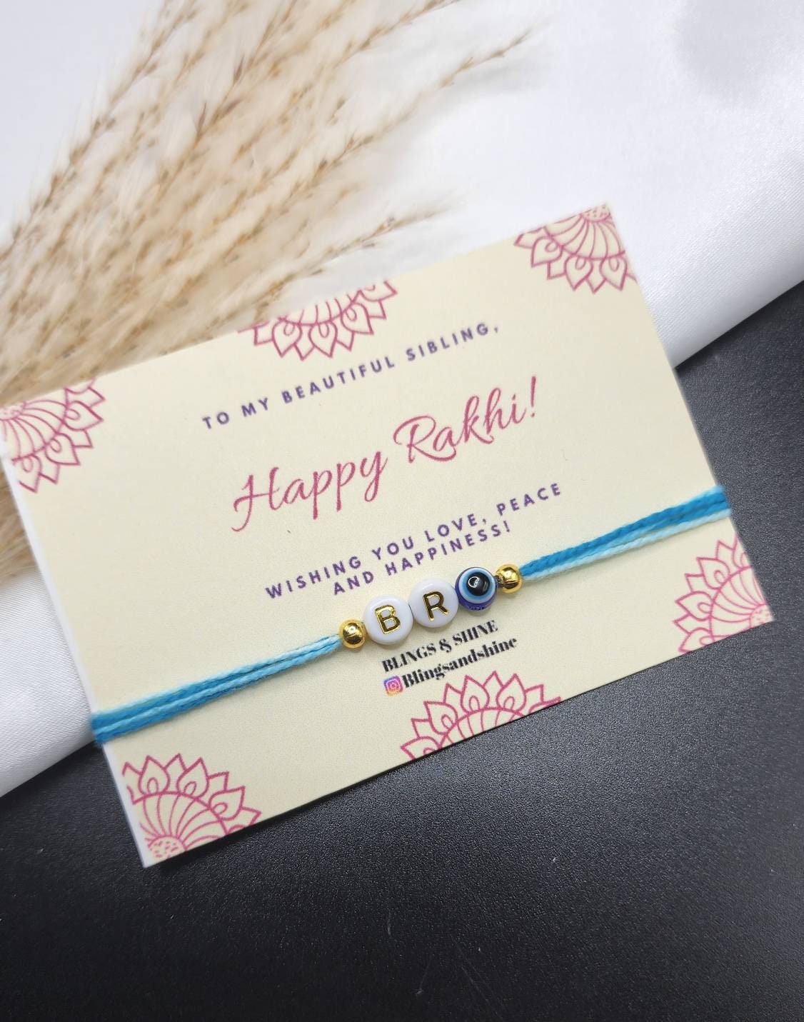 Custom Name Rakhi /Rakhri | Personalized name Rakhi