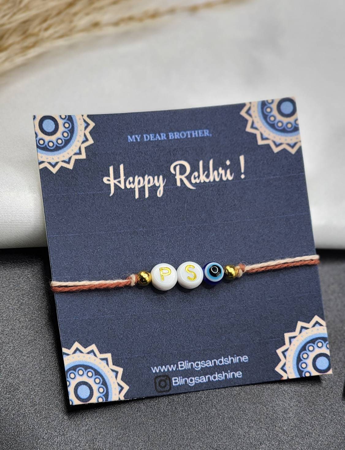 Custom Name Rakhi /Rakhri | Personalized name Rakhi