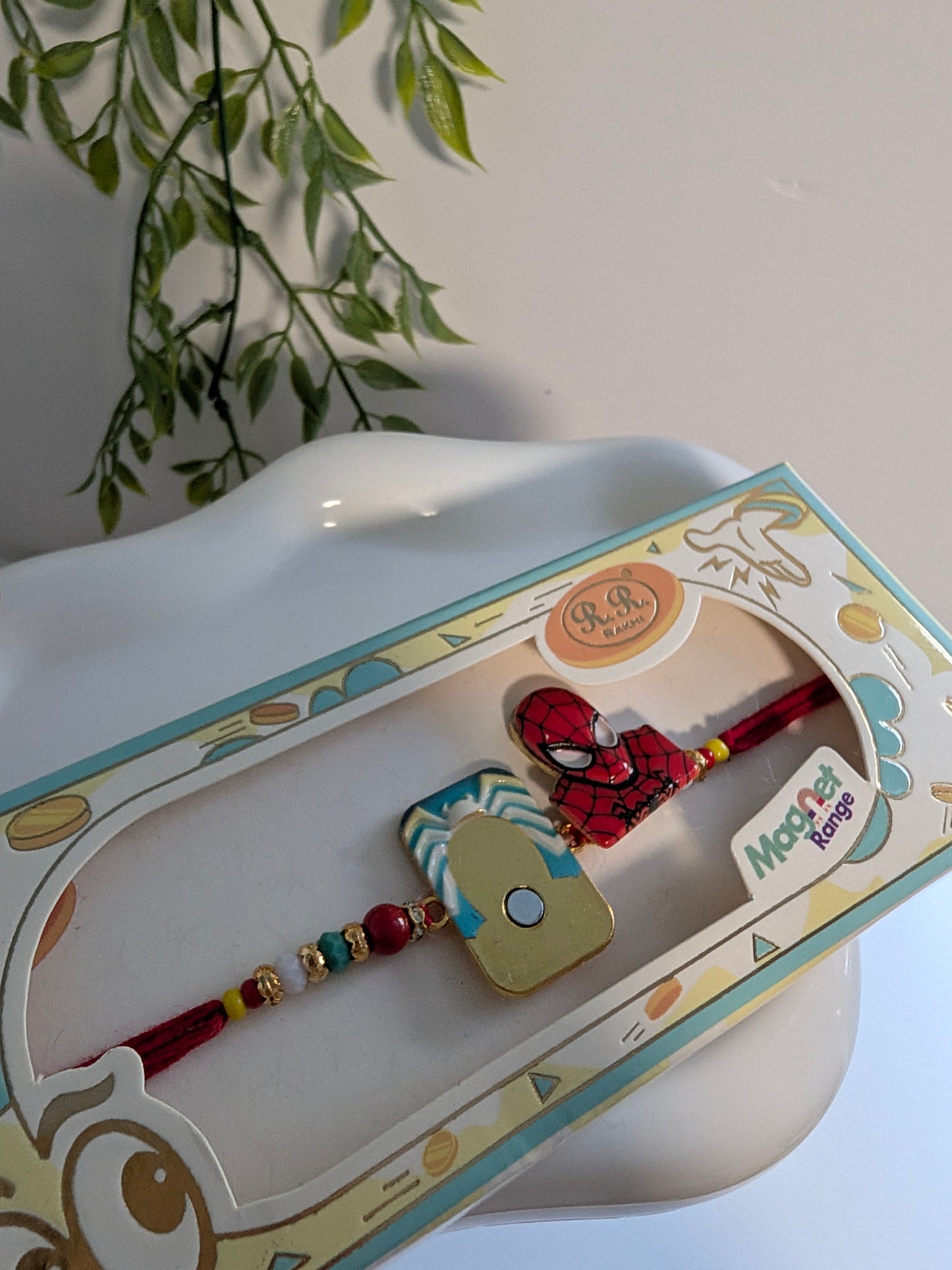 Spider man Magnetic kids rakhi