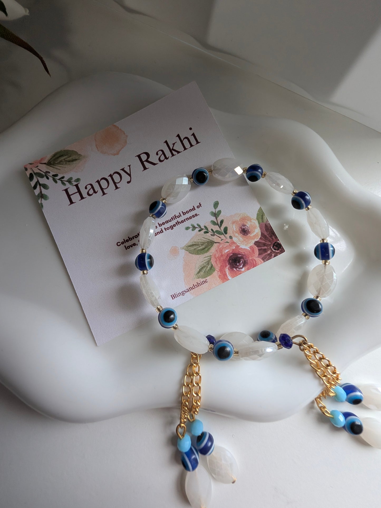 Evil eye bracelet| Bhabhi beaded bracelet