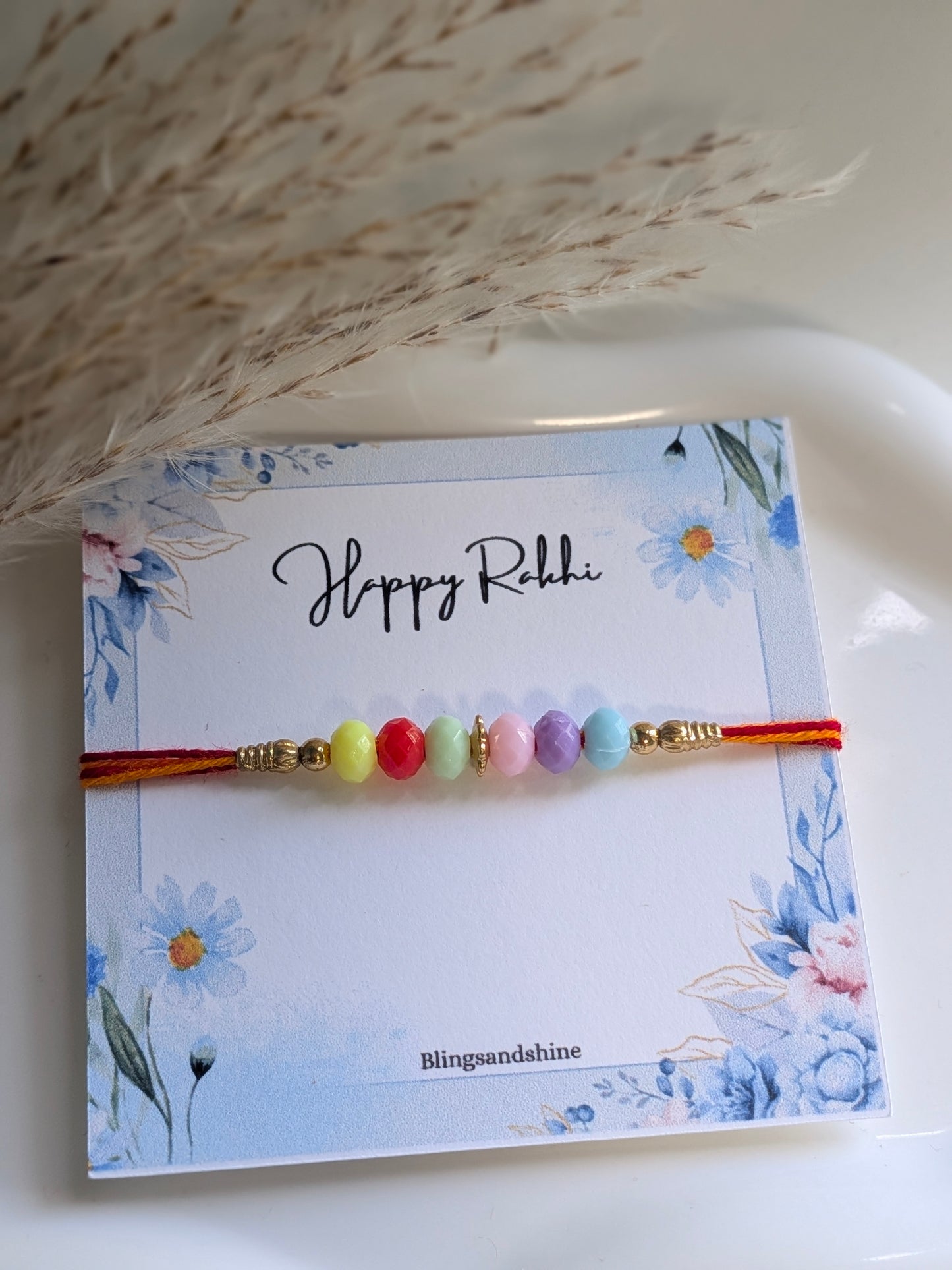 The candy beads Rakhi