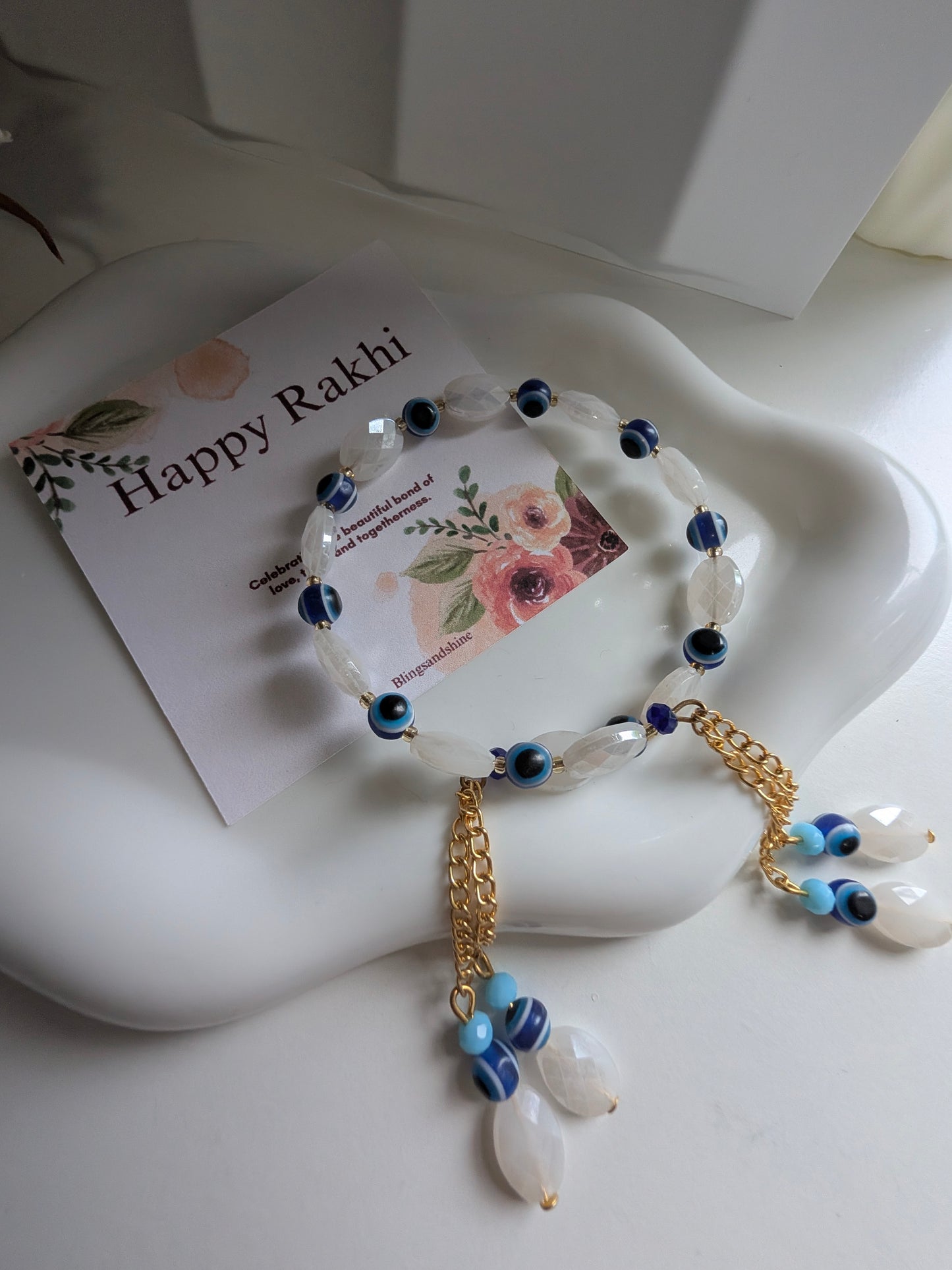 Evil eye bracelet| Bhabhi beaded bracelet
