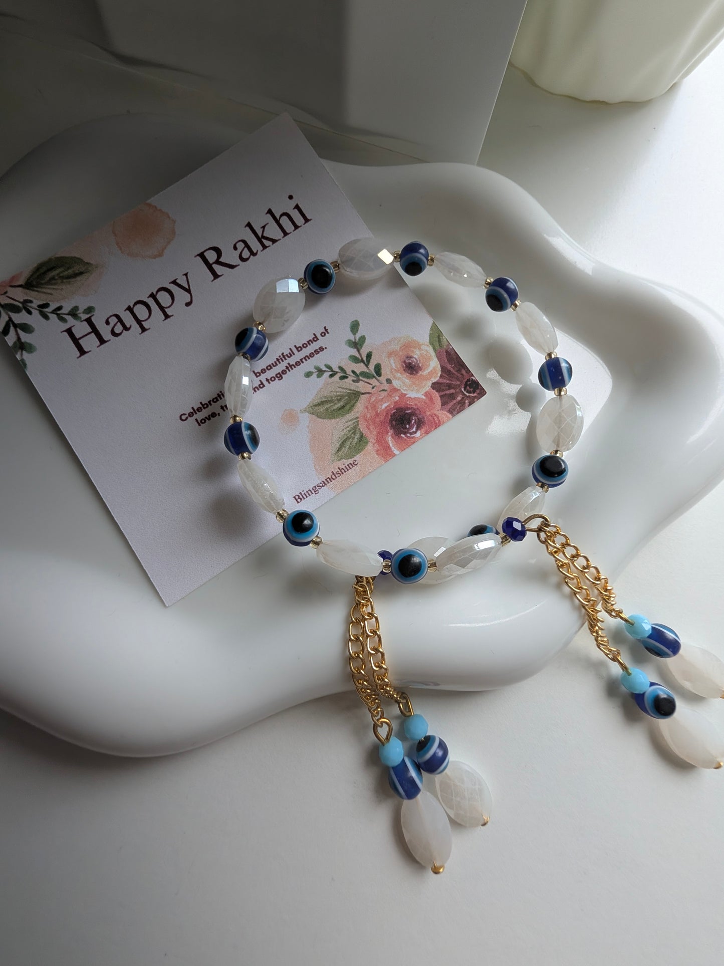 Evil eye bracelet| Bhabhi beaded bracelet