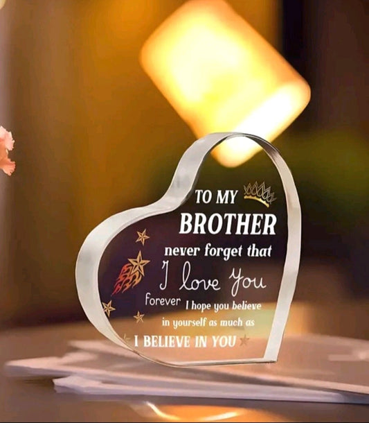 Brother Acrylic keepsake