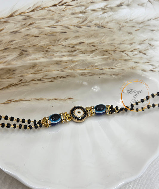 Evil eye bracelet rakhi