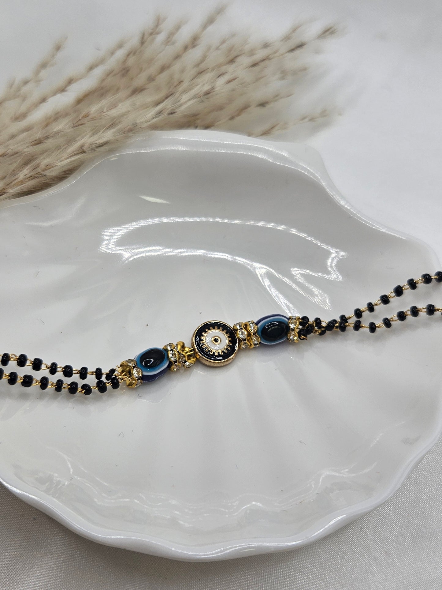 Evil eye bracelet rakhi