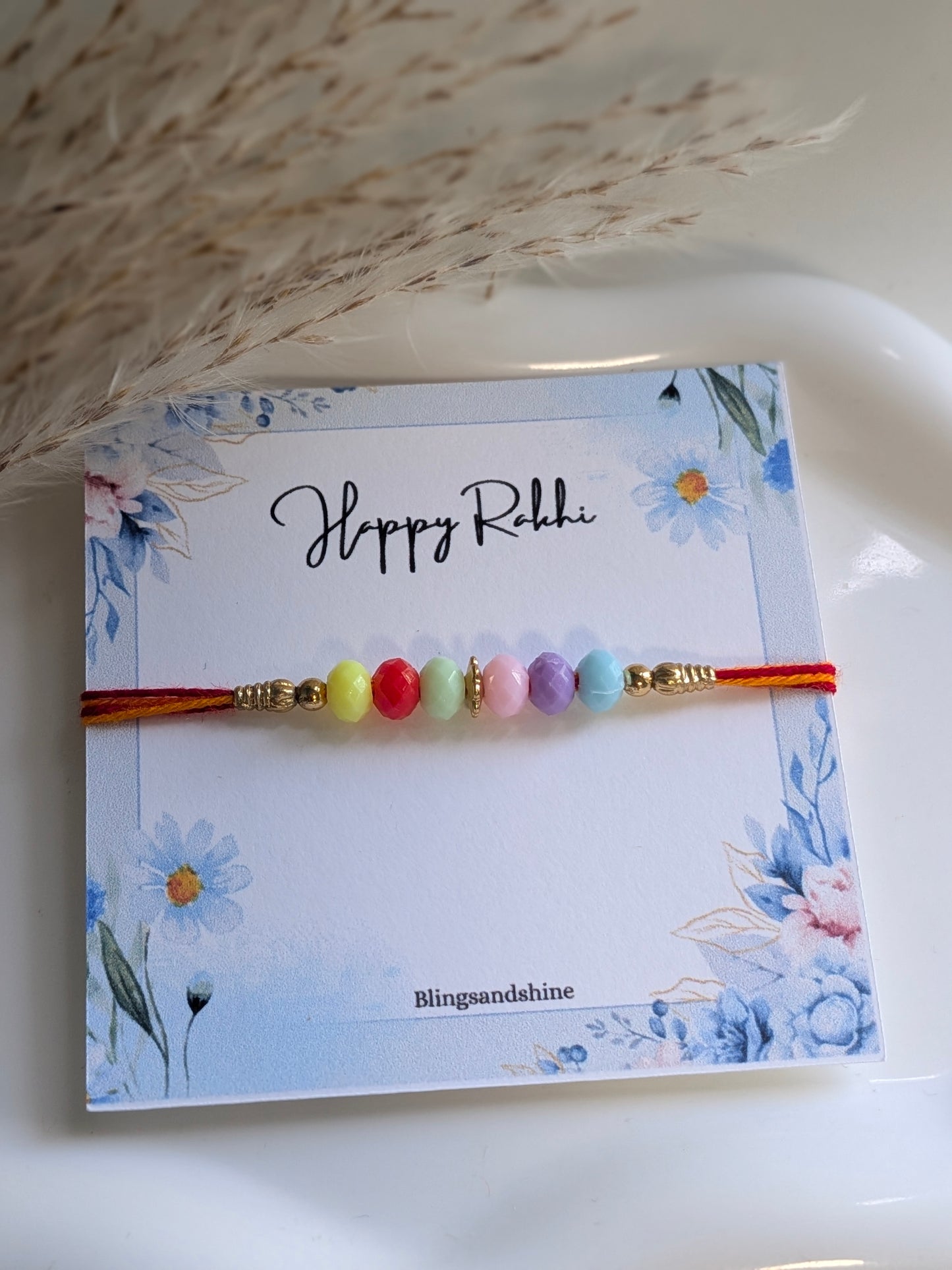 The candy beads Rakhi