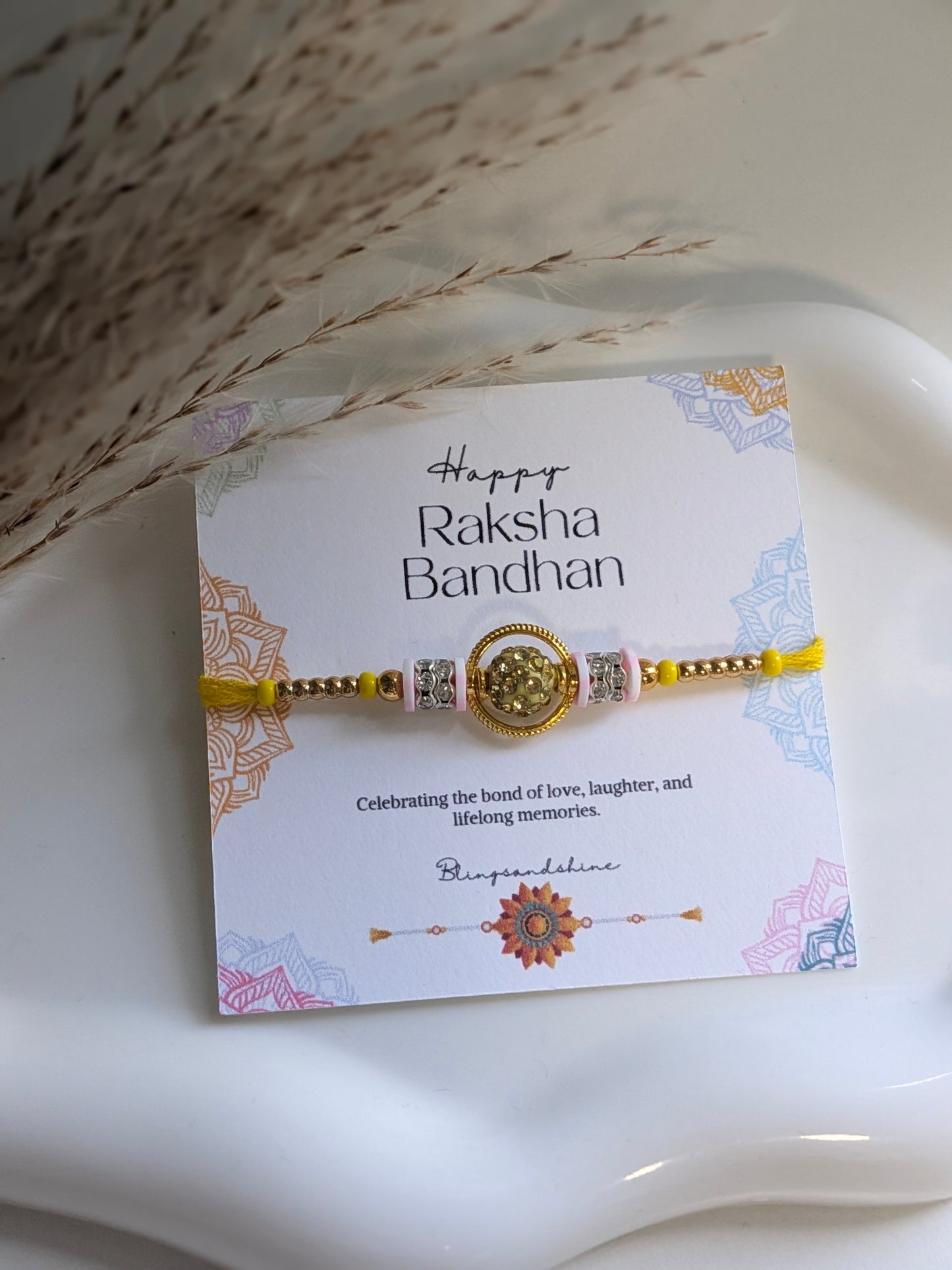 The sunshine Rakhi